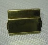 zinc alloy handbag lock in gold color