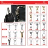 zinc alloy snap hook for handbag