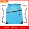 zipper drawstring bag