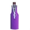 zipper wine bottle cooler/koozie